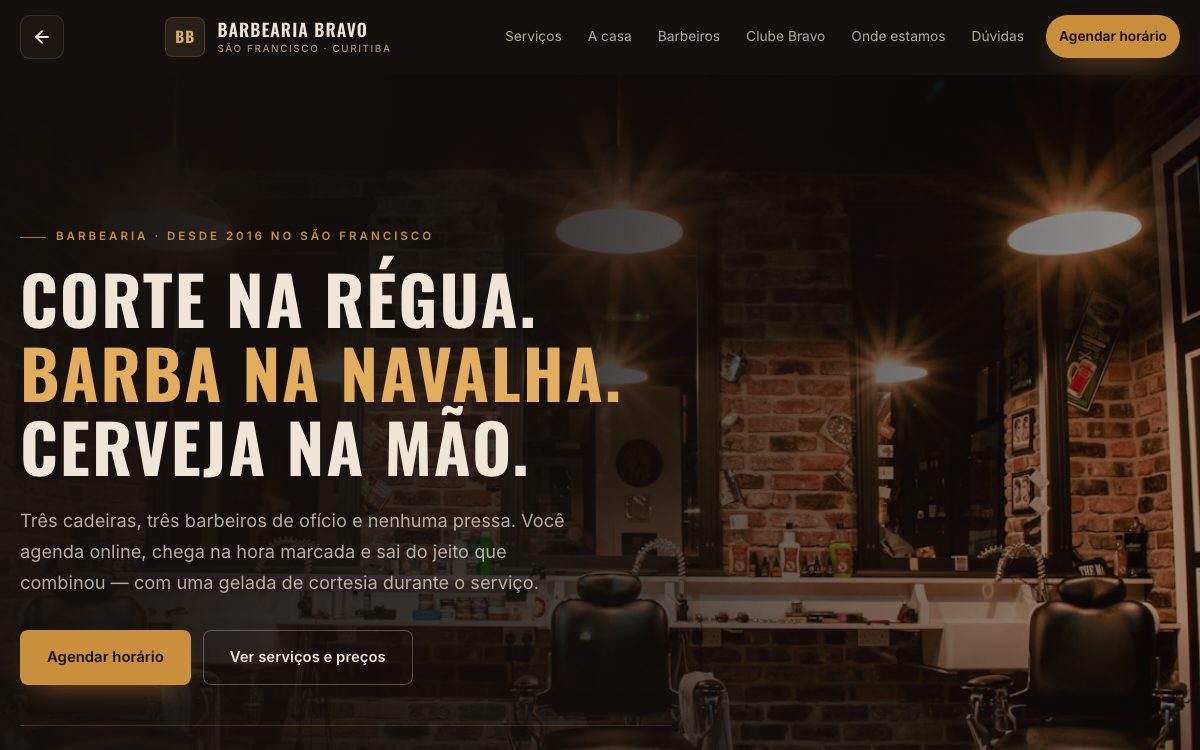 Demonstração: Barbearia