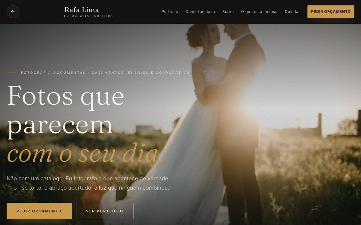 Demonstração: Fotografia