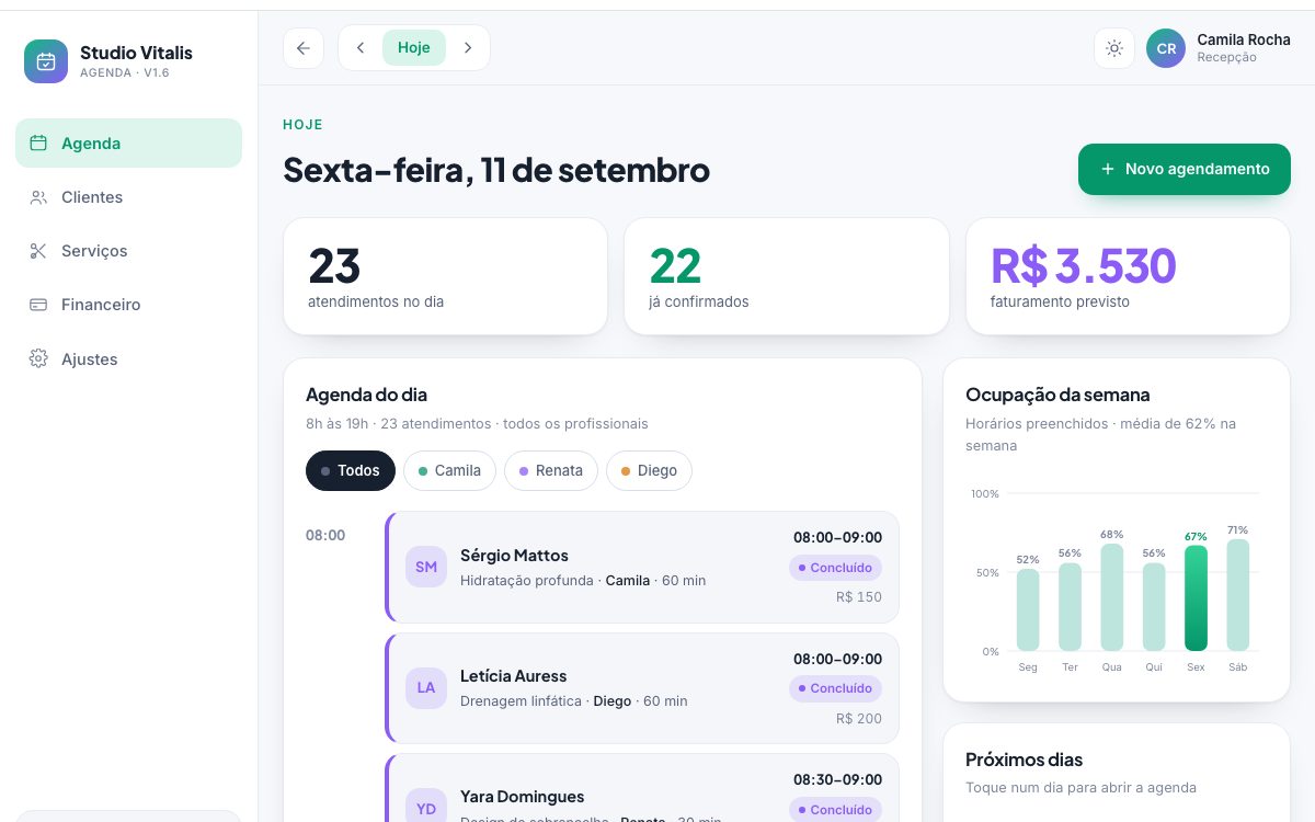 Demonstração: Agenda para clínicas e salões