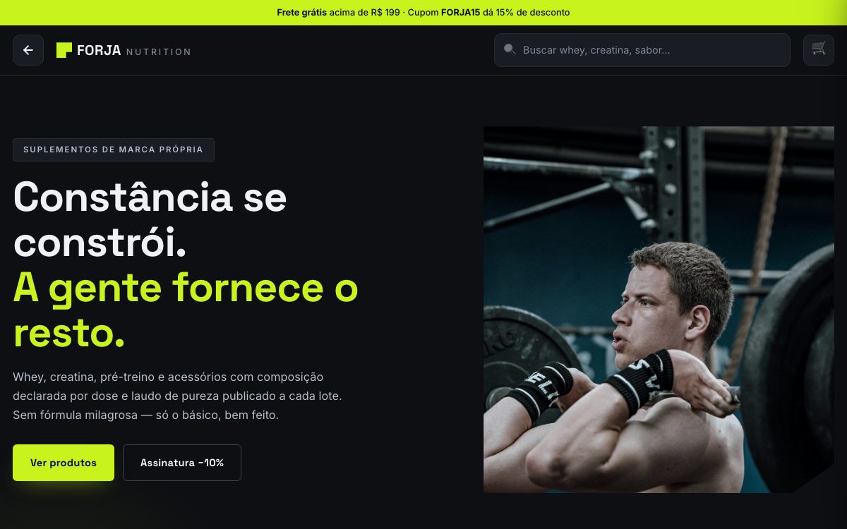 Demonstração: Suplementos